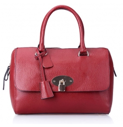 Dissa Vintage Cross-Body Handbag-Red