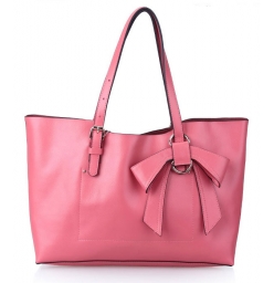 Dissa Bow Pattern Leather Shoulder B