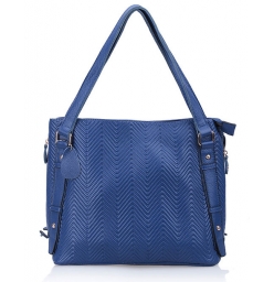 Dissa Raised Grain Leather Shoulder 