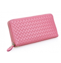 Dissa Rhombus Pattern Long Wallet-Pi