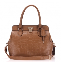 Occidental Style Croco Cowhide Cross