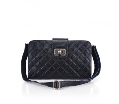 Cowhide Check Shoulder Bag/ Evening 
