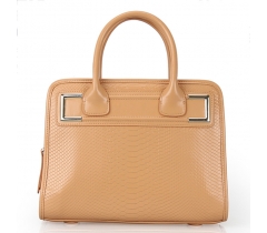 Snake Skin Cowhide Cat Handbag Purse