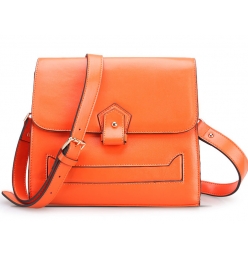 Dissa Pink Rectangle Design Cross-Bo