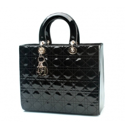 Cowhide Patent Leather Cross-Body Ha