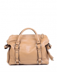 Dissa Ladies Bowknot Cowhide Leather