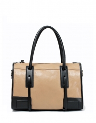Dissa Cowhide Leather Tassel Hobo Sh