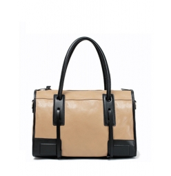 Dissa Cowhide Leather Tassel Hobo Sh
