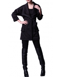 Dissa Three-quarter Sleeve Overcoat-