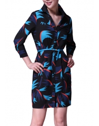 Dissa Three-quarter Sleeve Belted Co