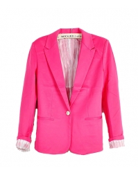 Dissa Candy Color One Button Blazer-