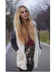 Mixed Mid-length Coat