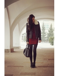 Leather Jacket-Black