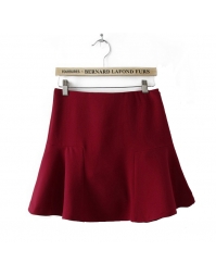High Waist Skirt In Skater Style