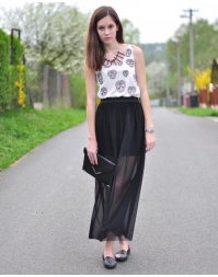Dissa  Fashion Skull Print Vest
