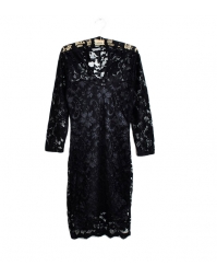 Dissa Sexy Lace Hollow Out  Dress -B