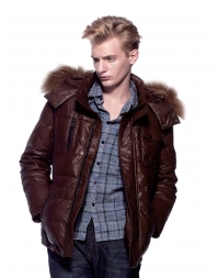 Dissa Faux Fur Trim Hooded Down Park