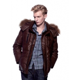 Dissa Faux Fur Trim Hooded Down Park
