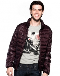 Dissa Mock Collar Qulited Down Jacke