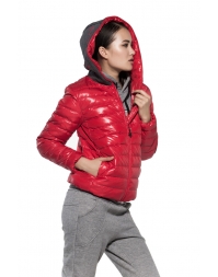 Vivilli Solid Colour Hooded Down Coa