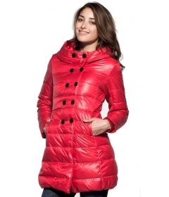 Vivilli Solid Colour Hooded Down Coa
