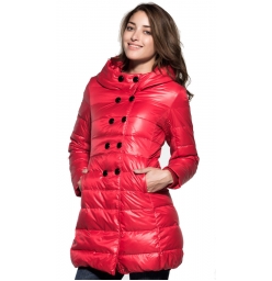Vivilli Solid Colour Hooded Down Coa