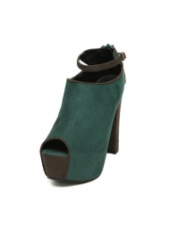High Vamp Platform Peep Toe Heels