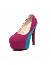 Two Tones Platform Heels