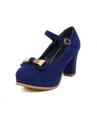 Ankle Strap Bow Detail Heels